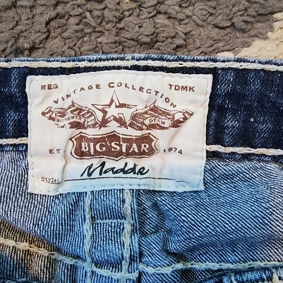 Big Star Maddie Capris Jeans Size 29 - Picture 8 of 9
